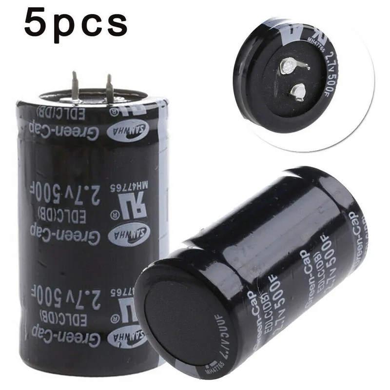 Kiárusítás Nincs szín - Capacitance Capacitor Black Automobile Car Super Farad sztereó hangszóró Új