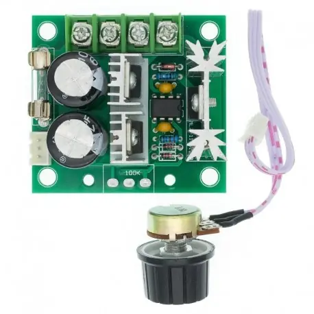 Állítható DC motor fordulatszám-szabályozó DC 12V-40V 400W 10A potenciométer PWM motorvezérlő modul 13kHz 24V 36V CCMHC Legnépszerűbb