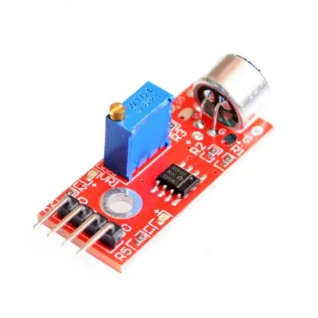 Prémium KY-037 új 4 tűs hanghangérzékelő modul mikrofon adó intelligens robotautó arduino barkácskészlethez