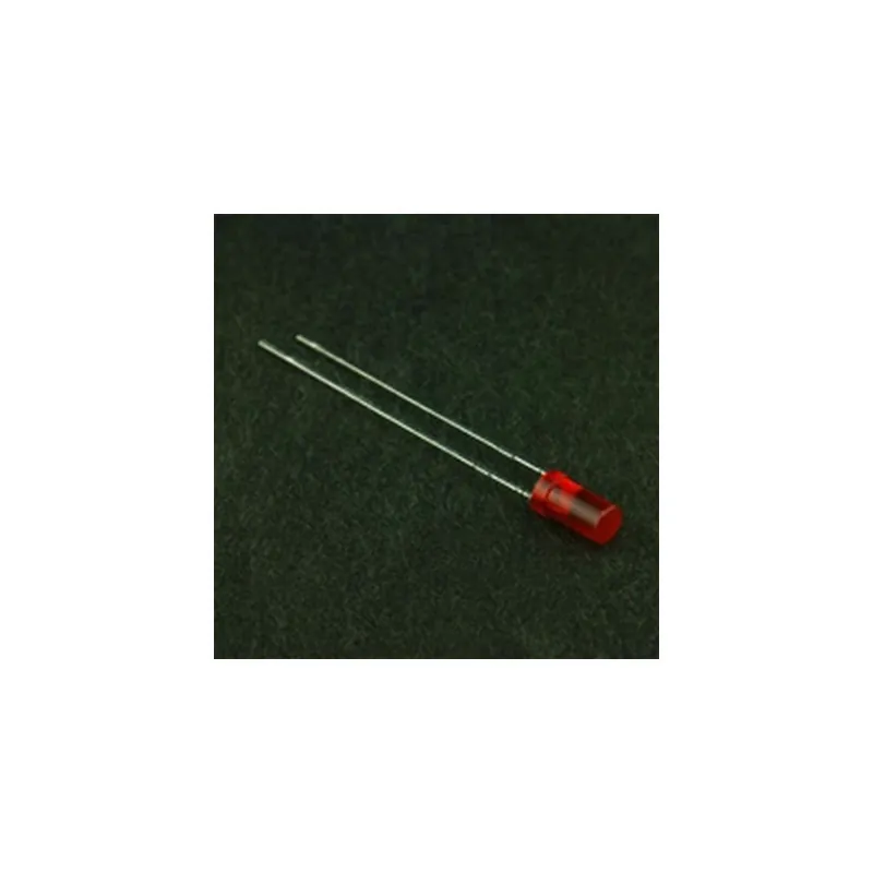 Rendeld meg most Nincs szín - 3 mm-es hengeres LED piros (5 csomag)