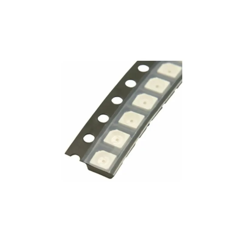 Nincs szín - LED infravörös víztiszta lencse 3528 PLCC2 SMD 120Deg 20mW / Sr 940nm 100mA 5db Gyors kiszállítás