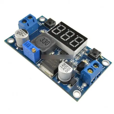 2db LM2596 Buck erő átalakító modul DC 4.0 ~ 40-1,3 - 37V Feszültségmérő Szuper akció