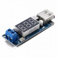 Vedd meg online <b>Step/Down előtét DC4.5 - 35V 5V/500mA USB LED voltmérő</b>