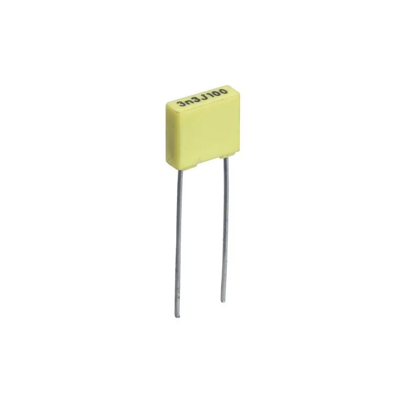 Nincs szín - Metallizált poliészter kondenzátor R82 Miniatűr 3n3 100v 5mm 0,0033uF 3300pF 10db Népszerű