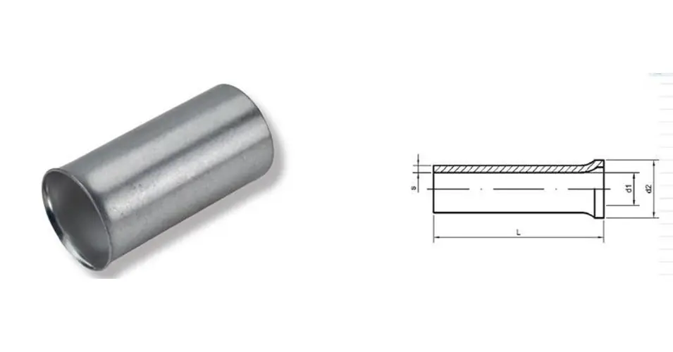Csupasz érvéghüvely120/32mm (25db/cs) Szezonális akció