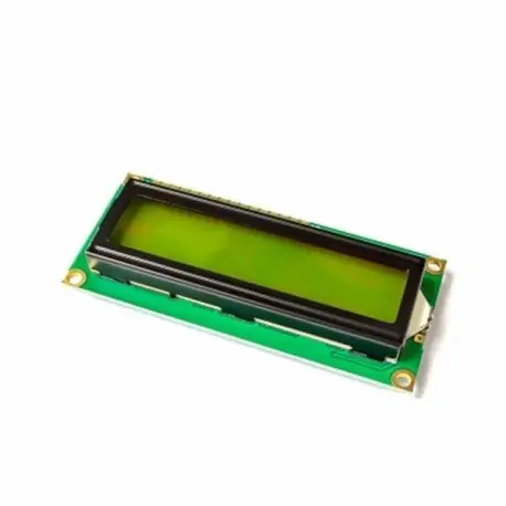 Zöld 1602A Zöld LCD LCD képernyő Zöld 5V Fehér betűtípusú LCD 1602 háttérvilágítással Gyors kiszállítás