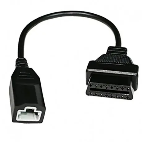 Fekete - Új Hot Sell OBD 2 kábel a Honda 3 tűs OBD1 adapterhez OBD2 OBDII a Honda 3 tűs és 16 tűs csatlakozóval Szezonális akció