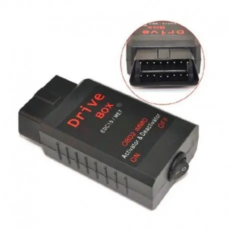 OBD2 Drive Box IMMO deaktivátor aktivátor EDC15 / ME7 autóhoz IMMO emulátor VAG IMMO deaktivátor Akció