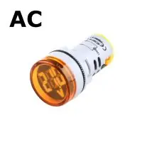 Panel voltmérő AC feszültséghez 60-500V, kerek 22mm - Narancs Ajánlat
