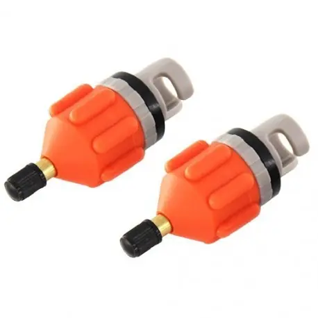 Bestseller Szín: 2db narancs - Tartós légszelep adapter Kopásálló evezős csónak légszelep adapter nylon kajak felfújható