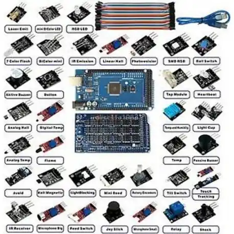 37 Érzékelő modul Mega 2560 R3 Shield 2.0 Starter Kit kompatibilis Mega2560 R3 Szuper akció