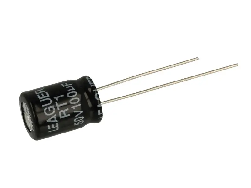Elektrolit kondenzátor 100uF 50V 105°C 8x12 álló Azonnali szállítás