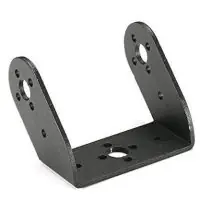 Legnépszerűbb Alumínium servomotor tartó UD – átlós, fekete, 56x41 mm (MG995/MG996 számára)