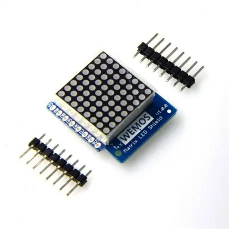 8 x 8-as mátrix LED V1.0.0 8 és állitható erősségű WEMOS D1 mini Vedd meg online