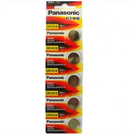 5db / tétel PANASONIC CR1616 DL1616 ECR1616 LM1616 1616 3V lítium elem cella gomb érme elem Szezonális akció