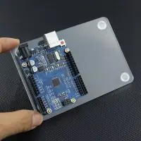 Vásárlói kedvenc Átlátszó fekete akryl lap Arduinohoz