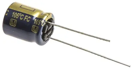 Olcsóbb Elektrolit kondenzátor 120uF 35V 105°C 8x12 Low-ESR álló
