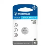 Westinghouse lítium gomb elem - CR2025 (DL2025, 5003LC, E-CR2025), 3V Biztonságos fizetés
