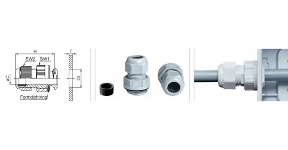 Tömszelence Perfect Fix M20*1.5 vil. szürke 8-13mm (100db/cs) Nézd meg most