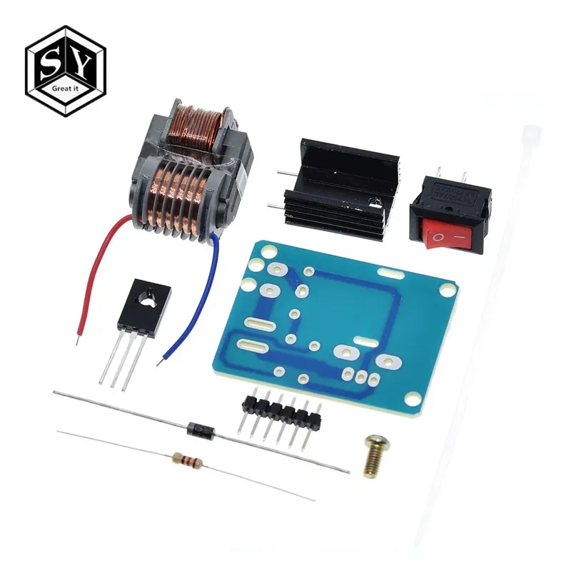 15KV Boost Step Up - 15KV nagyfrekvenciás egyenáramú nagyfeszültségű íves gyújtásgenerátor inverter Boost Step Up Csak ma