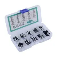 Gyors szállítás Elektrolitikus SMD kondenzátor készlet 0,47uF - 470uF - 10 fajta, 145 darab