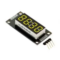Biztonságos fizetés Órán LED kijelző 0.56" TM1637 - Sárga
