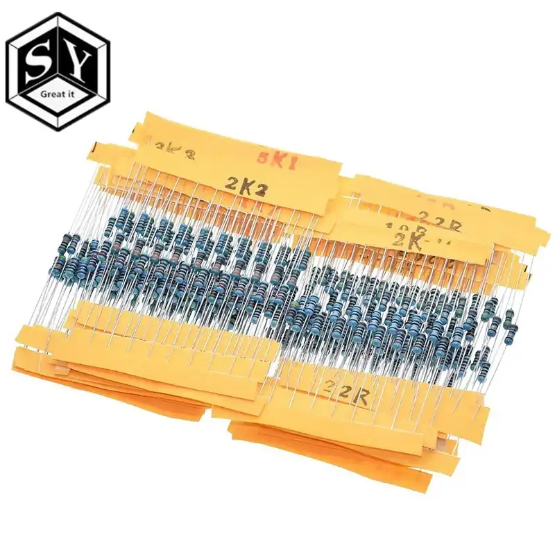 Szuper ajánlat Nagyszerű IT 1 csomag 300PCS 10 -1M Ohm 1 / 4w ellenállás 1 fémfólia ellenállás ellenállókészlet készlet 30 féle