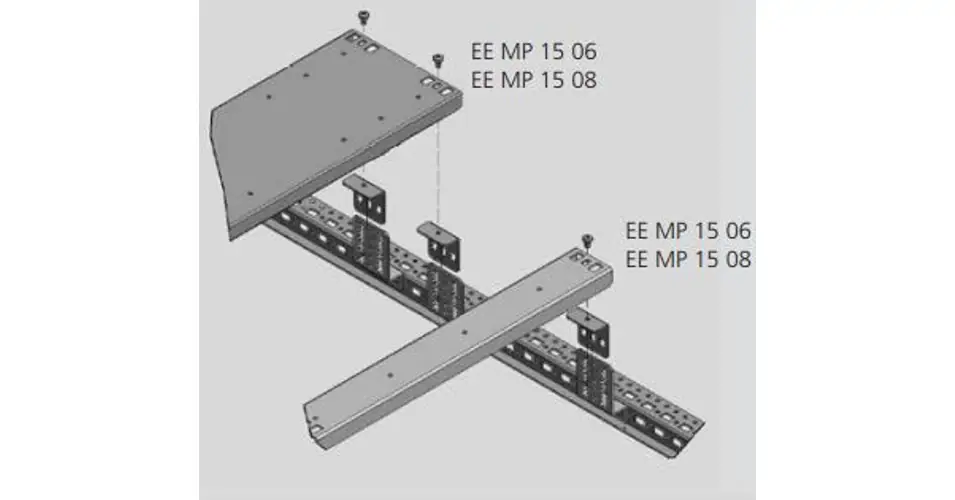 Kedvezményes ár Lemezszekrény EAE E 150*600mm rész szerelőlap