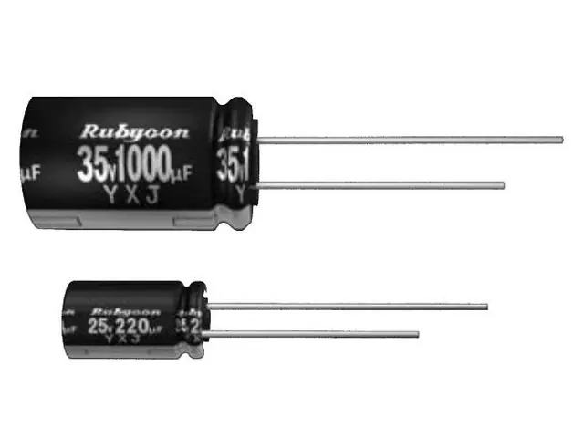 Gyors kiszállítás Elektrolit kondenzátor 2200uF 16V 105°C 12,5x20 Low-ESR YXJ Long Life 10000ó