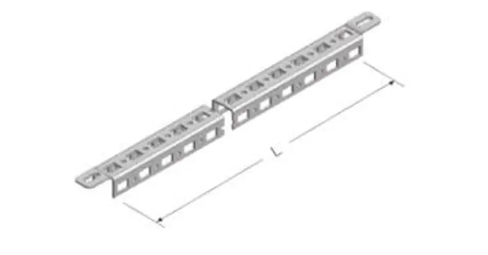 Outlet Lemezszekrény EAE D szerelő sín 750*24*19mm