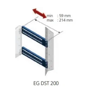 Vedd meg most Lemezszekrény EAE D mélységi állító 59-214mm