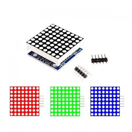 Zöld - MAX7219 pontmátrix modul mikrovezérlő modul DIY KIT MCU LED kijelző vezérlő modul készlet Ajánlat