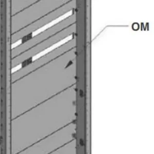 Vedd meg online Lemezszekrény EAE maszk teli 250*800mm, zsanéros