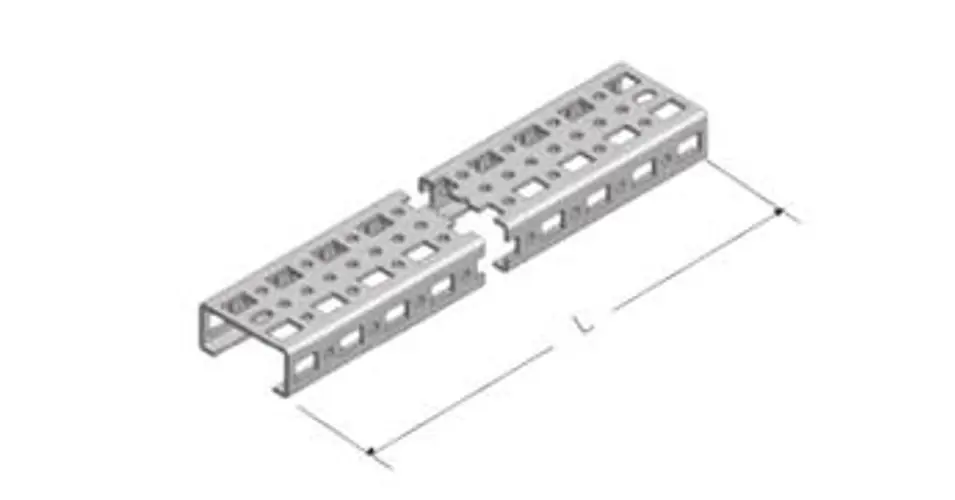 Alacsony ár Lemezszekrény EAE D szerelő sín 300*49*23mm