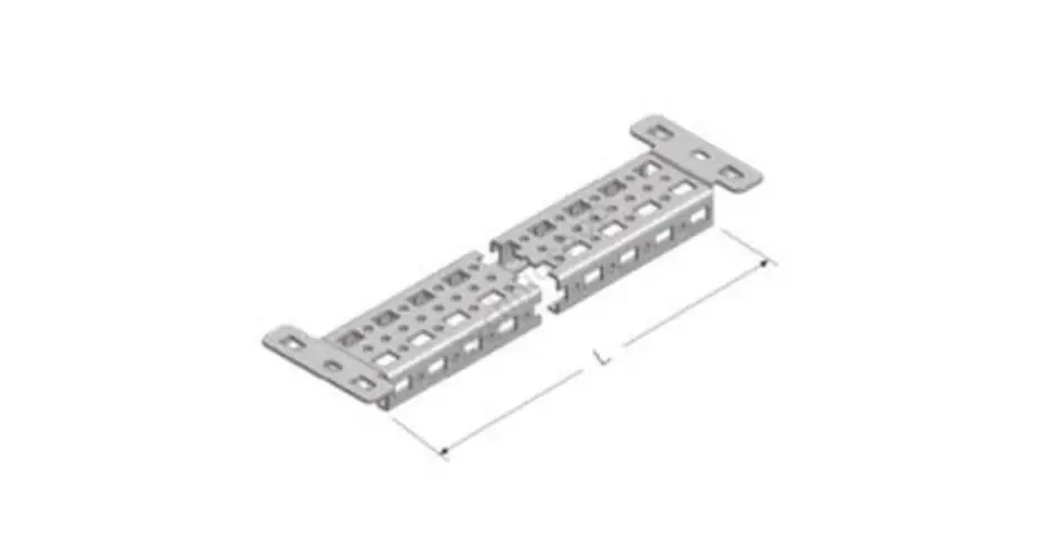 Lemezszekrény EAE D szerelő sín 300*49*23mm, füles Olcsóbb