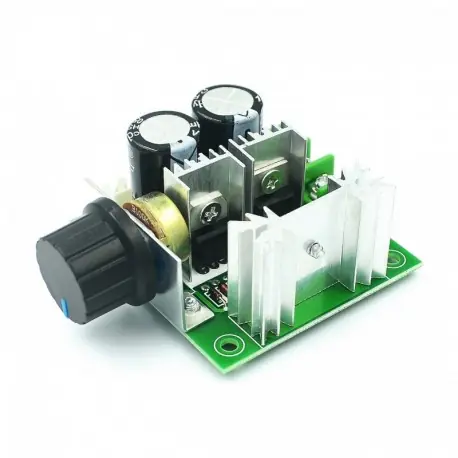 12V-40V 32V 10A automatikus PWM DC motor fordulatszám-szabályozó szabályozó kormányzó gombos kapcsolóval Gyors kiszállítás