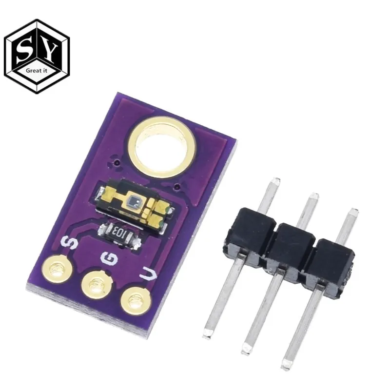 1PCS Great IT Smart Electronics TEMT6000 Környezeti fényérzékelő Szimulálja a fényintenzitás modult Látható Népszerű