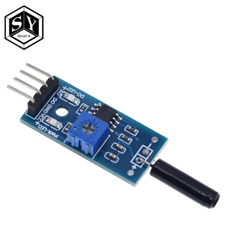 Szuper ajánlat 1db Great IT Normálisan nyitott ütésérzékelő modul az arduino rezgésérzékelő modul riasztó moduljához