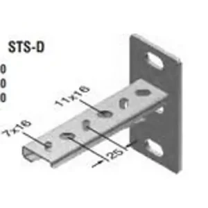 Újdonság EAE STS-D 100 oldalfali tartó 2mm tüzih.