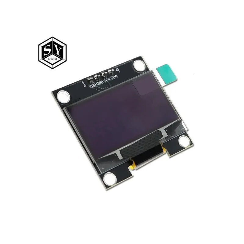 Csak ma fehér - 1,3 hüvelykes OLED II soros fehér OLED kijelző modul 128X64 I2C SSD1306 12864 LCD képernyő VDD GND SCK SDA Arduino