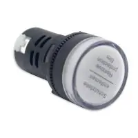 22 mm AC/DC 12V fehér LED jelzőfény Gyors kiszállítás