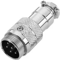Vásárlói kedvenc 20 mm-es GX20 csatlakozó - 6 tűs - Dugó