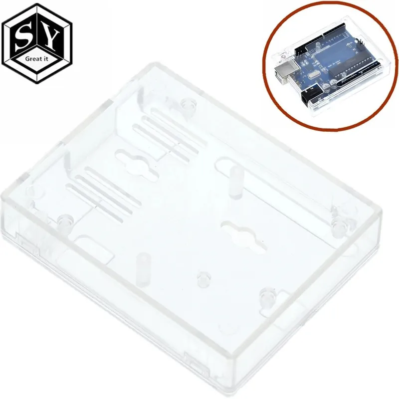 NAGY ITT Kiváló minőségűEgy készlet átlátszó dobozos tok az Arduino UNO R3 készülékhez Vedd meg most