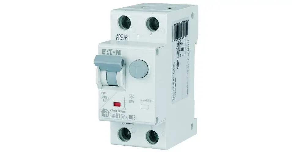 Expressz kézbesítés Áramvédő(FI)-kismegszakító 1P+N 16A C-jelleg 0.03A AC-típus HNB-C16/1N/003 xPole Home EATON