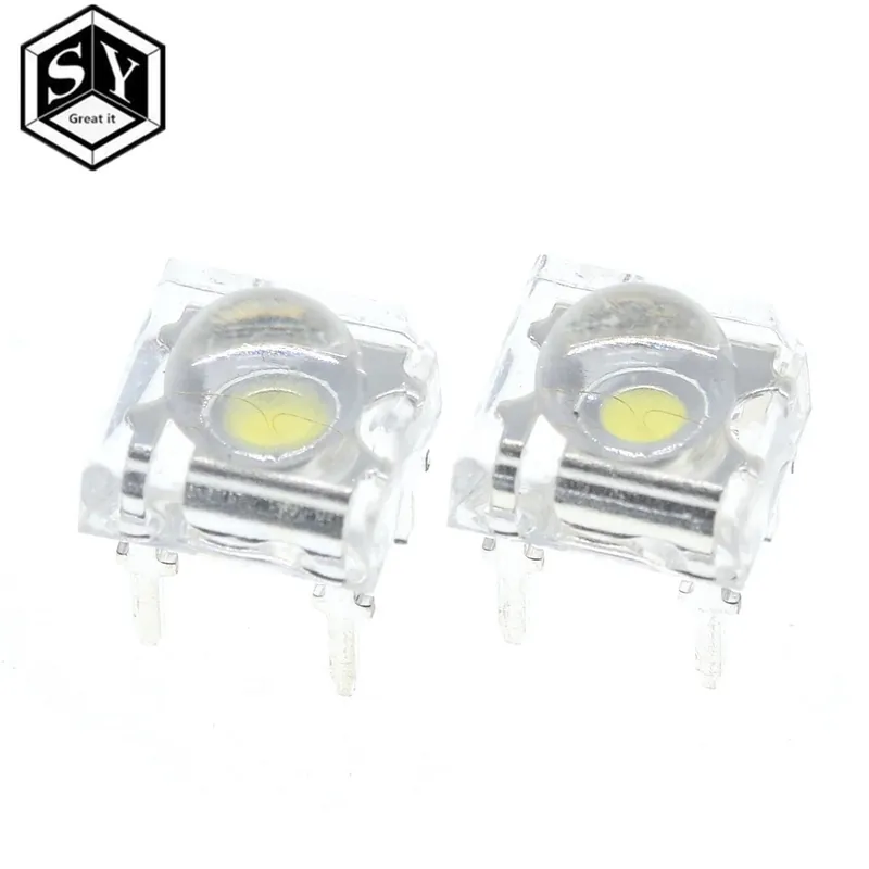 Sárga - 10db 5mm F5 Piranha LED fehér piros zöld zöld sárga 5mm LED dióda fénykibocsátó diódák 4 érintkezős Piranha Vedd meg most