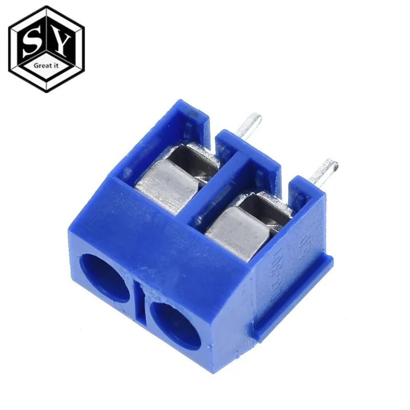 20db nagyszerű IT KF301-2P 301-2P 2 tűs dugaszolható csavaros sorkapocs-csatlakozó 5,08 mm-es, 2 érintkezős csavaros Gyors szállítás