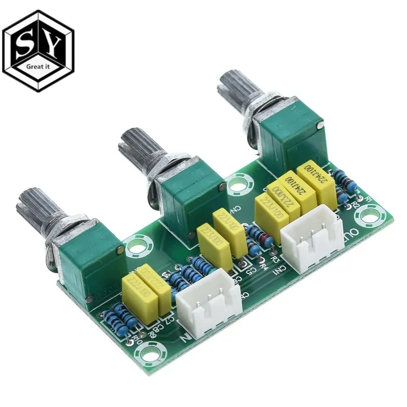 XH-M802 passzív hangtábla erősítő előerősítő teljesítménymodul alacsony magas hangbeállítású Electonic Diy Ne maradj le