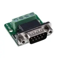 Akciós ár D-Sub DB9 férfi adapter RS232 csavaros kivezetéssel hexafix szerelvényhez