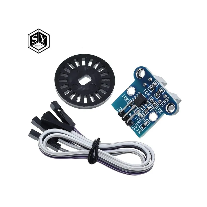 HC-020K - 1Set nagyszerű IT HC-020K dupla sebességű mérőérzékelő modul fotoelektromos kódolókészlettel az arduino Ne maradj le