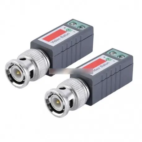 Biztonságos fizetés 1pár CCTV videó transzformátor UTP Transivers BNC CAT5 202E kábeles kontakt
